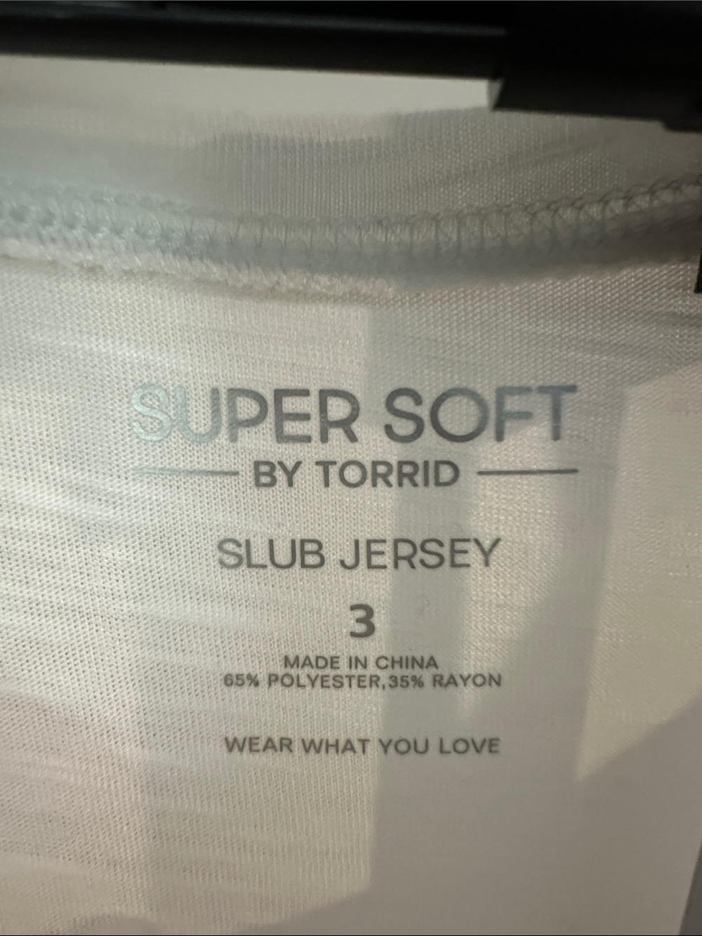 Torrid SuperSoft Scoop Neck Top Women 3X White Slub Jersey SoftAlt Streetwear - Picture 2 of 6
